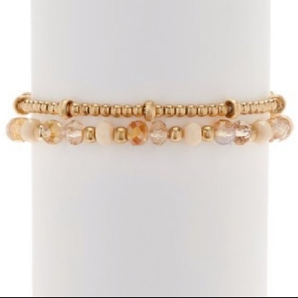 Melrose & Market Beaded stretch bracelet set - Picture 2 of 6